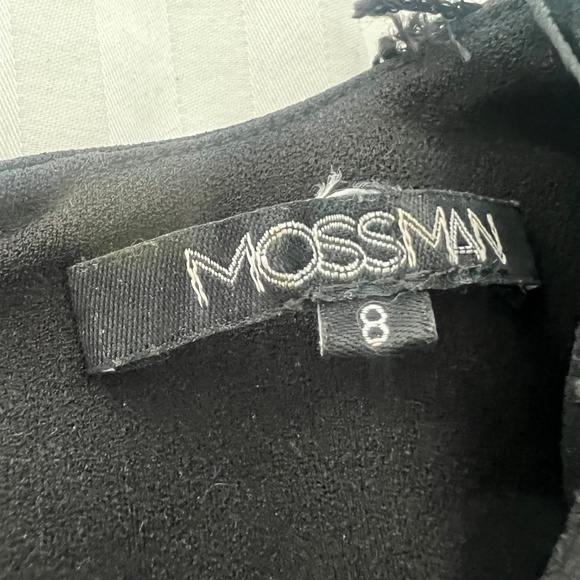 MOSSMAN RESERVING JUDGEMENTS DRESS BLACK SIZE 8 - Picture 5 of 6